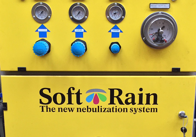Sistema Soft Rain per verniciature a polvere perfette
